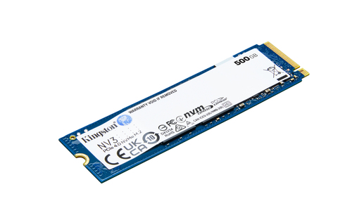 SNV3S/500G UNIDAD DE ESTADO SOLIDO INTERNO 500GB KINGSTON SNV3S NV3 M2 2280 NVME PCIE GEN 4X4 LECT 5000 ESCRIT 3000 MBS PC LAPTOP MINI PC SNV3S/500G SNV3S/500G