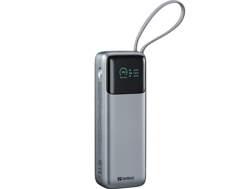 Sandberg 421-30 powerbank Lithium-Polymeer (LiPo) 20000 mAh Zwart, Grijs, afbeelding 4