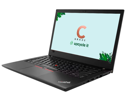 upcycle it Lenovo ThinkPad T480 (Refurbished) C Intel® Core™ i7 i7-8550U Ноутбук 35,6 cm (14") Full HD 16 GB DDR4-SDRAM 512 GB Твердотельный накопитель (SSD) NVIDIA® GeForce® MX150 Wi-Fi 5 (802.11ac) Windows 11 Pro Черный Северные страны