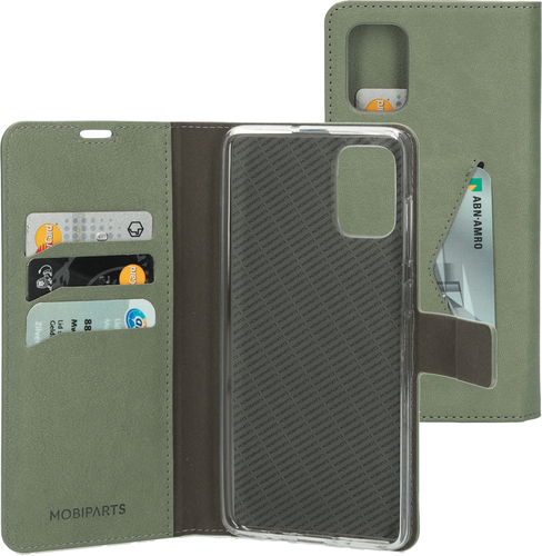 Mobiparts Classic Wallet Case Samsung Galaxy A71 (2020) Stone Green