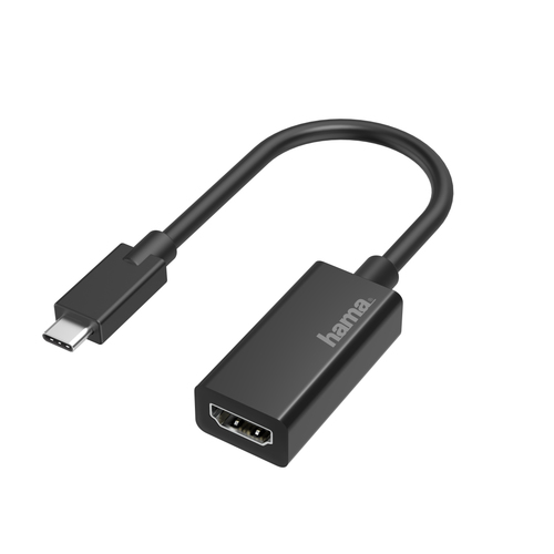 Hama 00200315 видео кабель адаптер USB Type-C HDMI Черный