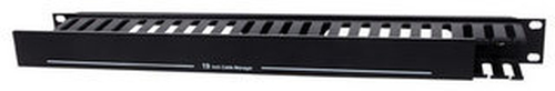 Intellinet Organizador Horizontal 19", 1U, (Metal) imagen 3
