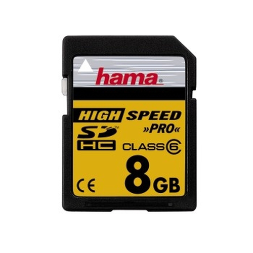 Hama HighSpeed Pro SD HC 8GB Class 6