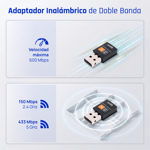 iggual IGG320471 network card WLAN 600 Mbit/s – image 2