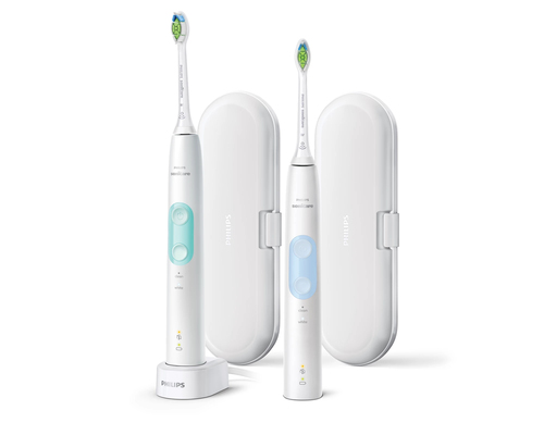 Philips 4500 series HX6837/34 electric toothbrush Adult Sonic toothbrush Blue, White