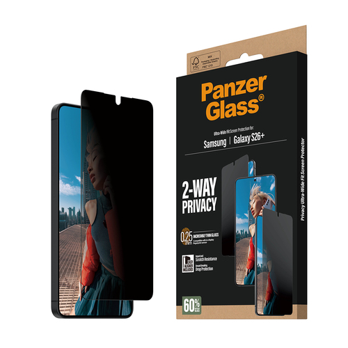 PanzerGlass 2-Way Privacy Screen Protector Samsung Galaxy S26  Ultra-Wide Fit w EasyAligner – Foto 8 von 8