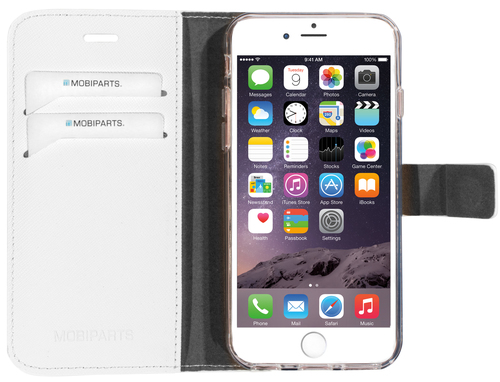 Mobiparts Saffiano Wallet Case Apple iPhone 6, iPhone 6S White – image 4
