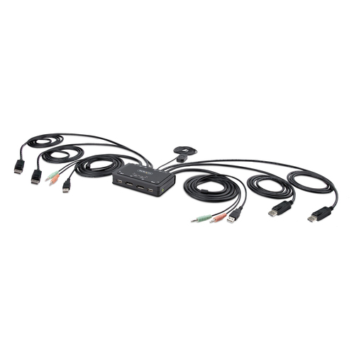 STARTECH 2-Port Dual Monitor KVM Switch