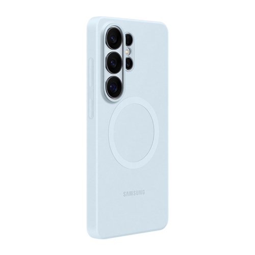 Samsung Galaxy S26 Ultra Siliconen Back Cover met Magneet Blauw, afbeelding 2