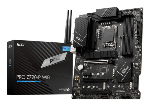 Msi Intel Z790 Pro Z790-P Wifi 1700 DDR5 Atx Motherboard - PCIe 5.0, 4x M.2 Slots - image 1