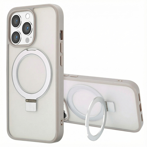 Accezz Ring Stand Backcover met MagSafe iPhone 13 Pro Max - Grey