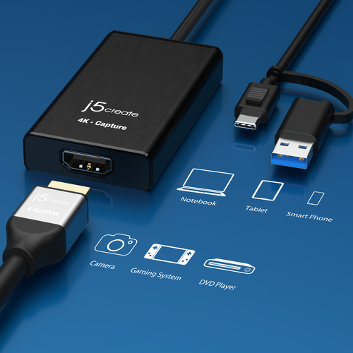 j5create JVA11-N 4K HDMI™ Capture Adapter – image 6