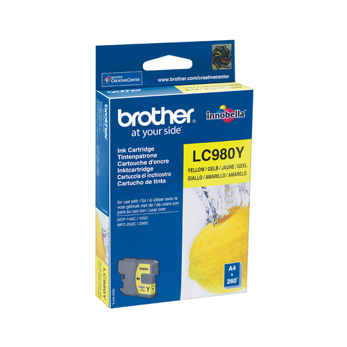 Brother LC-980Y – Cartuccia giallo originale