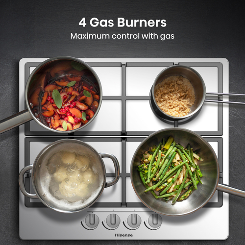 Hisense GM643XHC hob Stainless steel Built-in – image 2