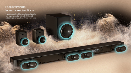 Hisense AX5100G soundbar speaker Black 5.1 channels – image 3