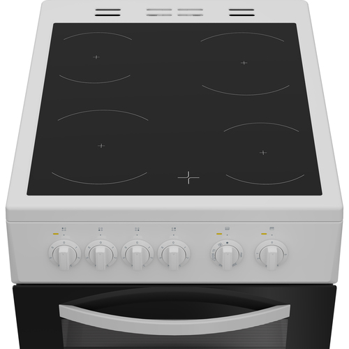 Indesit ITE5VMW 50cm Wide Single Oven Electric Cooker with Ceramic Hob - White - A/A Rated, White - image 6