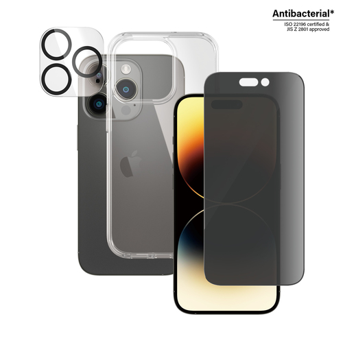 PanzerGlass ® Privacy 3-in-1 Bundle iPhone 14 Pro Прозрачная защитная пленка Apple 1 шт