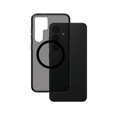 PanzerGlass CARE™ by PanzerGlass® Smokey Case w. Black Qi Compatible Samsung Galaxy S24