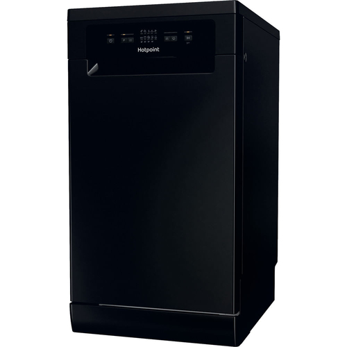 Hotpoint HP2FE10CS90B 45cm Slimline Dishwasher in Black 10 Place Setti - image 2