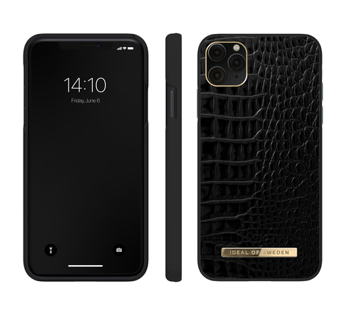 iDeal of Sweden Atelier Case iPhone 11PM/XSM Neo Noir Croco – image 2
