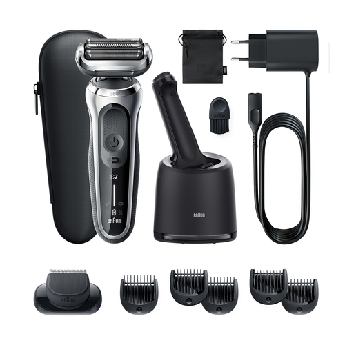 Braun Series 7 71-S7500cc Триммер Серебристый