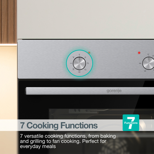 Gorenje BO6615E01X Built In Electric Single Oven - Stainless Steel – image 7