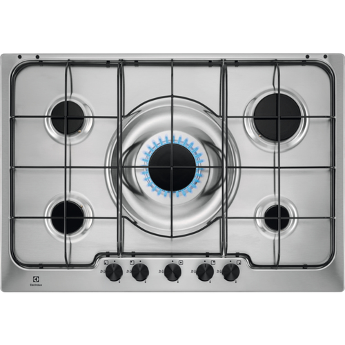 Electrolux RGG7252OOX Нержавеющая сталь Встроенный 74.5 cm Газовый 5 зона(ы)