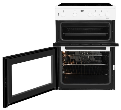 Beko KDC611W 60cm Double Oven Electric Cooker – image 2