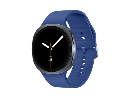 Samsung Galaxy Watch 8, Bluetooth, 44mm, Sport Band, Graphite, S/M + Sport Band, Blue, M/L