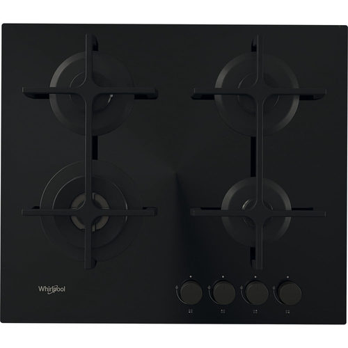 Whirlpool AKT 627/NB1 Черный Встроенный 59 cm Газовый 4 зона(ы)