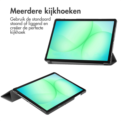 Accezz Trifold Bookcase voor de Samsung Galaxy Tab A11 Plus / A9 Plus - Tabletbehuizing, afbeelding 2
