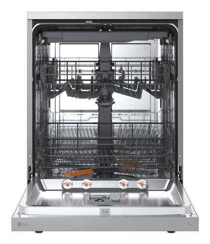 LG DF273FVS 60cm Dishwasher in Silver 14 Place Setting A Rated QuadWas - image 3
