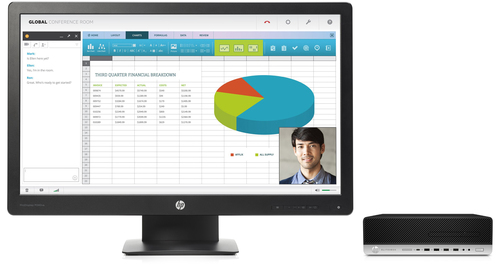 HP 800 G4 + ProDisplay P240va – image 1