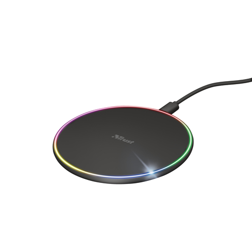 Trust 23426 mobile device charger Smartphone Black USB Wireless charging Indoor – image 1