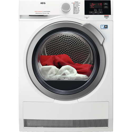 AEG T8DBG48S сушилка для белья Отдельно стоящий Фронтальная загрузка 8 kg Белый