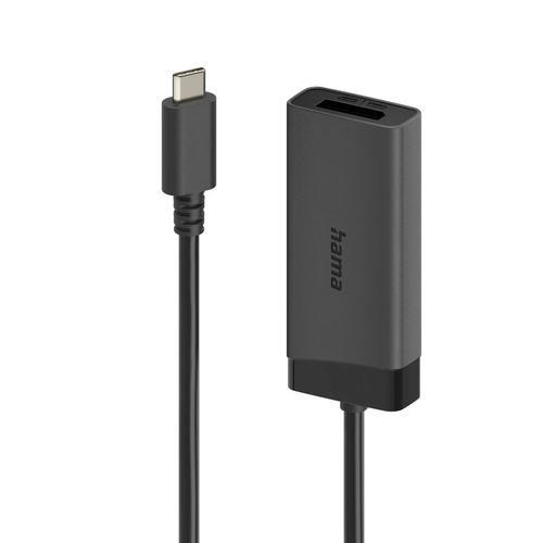 Hama 00202034 видео кабель адаптер 0,15 m USB Type-C HDMI + DisplayPort Черный