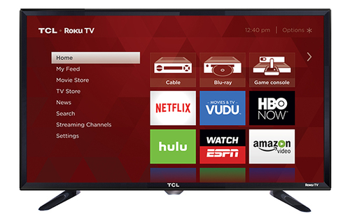 TCL 28S3750 TV 71.1 cm (28") HD Smart TV Wi-Fi Black