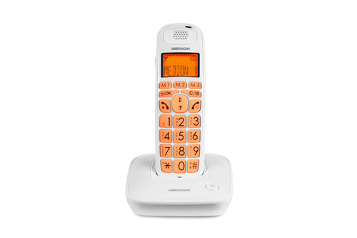 MEDION E63197W DECT telephone Caller ID White – image 3