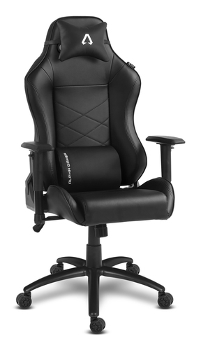 Alpha Gamer AGATENA-BK silla para videojuegos Silla para videojuegos de PC Asiento acolchado Negro