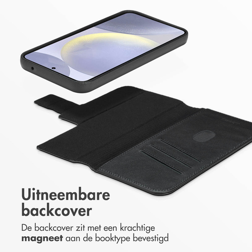 Accezz Leather Bookcase 2-in-1 met MagSafe Samsung Galaxy S24 Plus - Onyx Black, afbeelding 6
