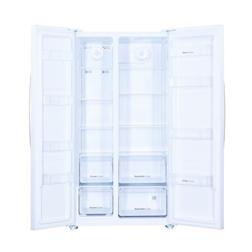 Daewoo FRN-SH25BVW side-by-side refrigerator Freestanding – image 3