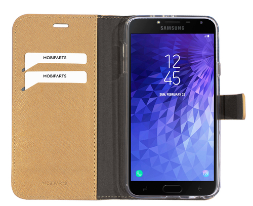 Mobiparts Saffiano Wallet Case Samsung Galaxy J4 (2018) Gold – image 4