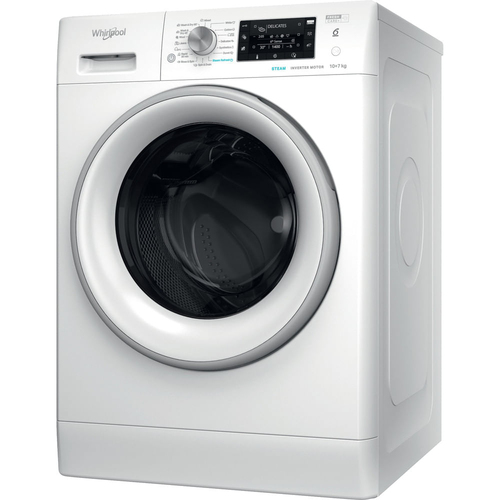 Whirlpool FFWDD 1076258 SV EE стирально-сушильная машина Отдельно стоящий Фронтальная загрузка Белый