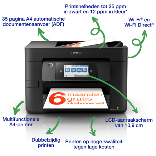 Epson WorkForce Pro WF-4820DWF all-in-one printer, afbeelding 3