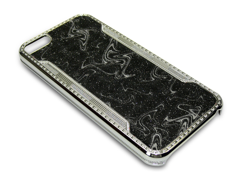 Sandberg Bling Cover iPh 5/5S Black+White