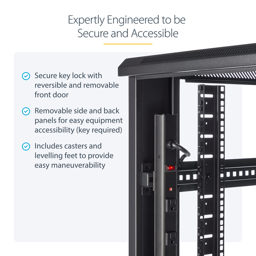StarTech.com 42U Enterprise-Grade Server Rack Cabinet – image 9