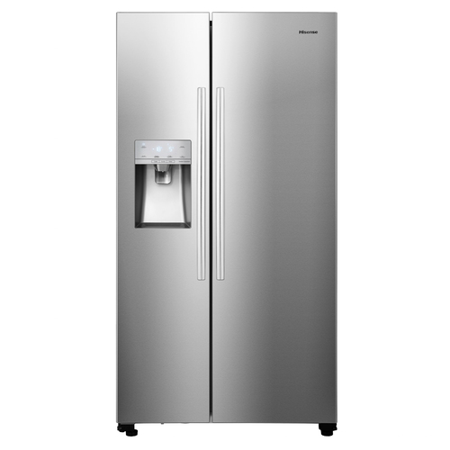 Hisense RS694N4IIF side-by-side холодильник Отдельно стоящий 562 L Нержавеющая сталь