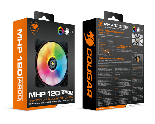 COUGAR Gaming CF-MHP12HB-RGB Computer Ventilator 120mm per stuk, afbeelding 7