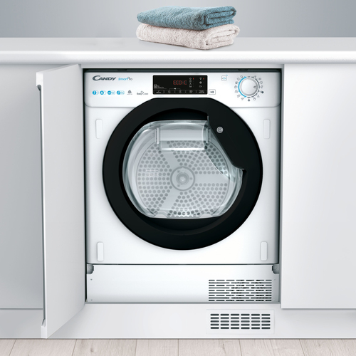 Candy BCTDH7A1TBE 7kg Fully Integrated Heat Pump Dryer In White A Rate - image 3