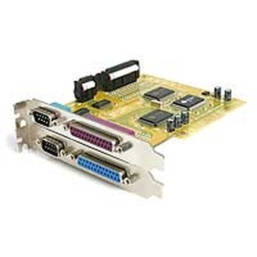 StarTech.com 2 Port 16650 Serial and 2 Port EPP/ECP Parallel Slot Saver PCI Card